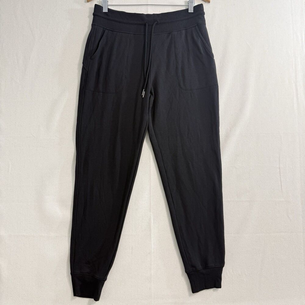 Athleta Women’s Medium Black Jogger Pants Drawstring Athletic Lounge Sweatpants